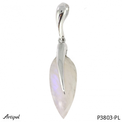 Pendant P3803-PL with real Moonstone