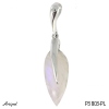 Pendant P3803-PL with real Rainbow Moonstone