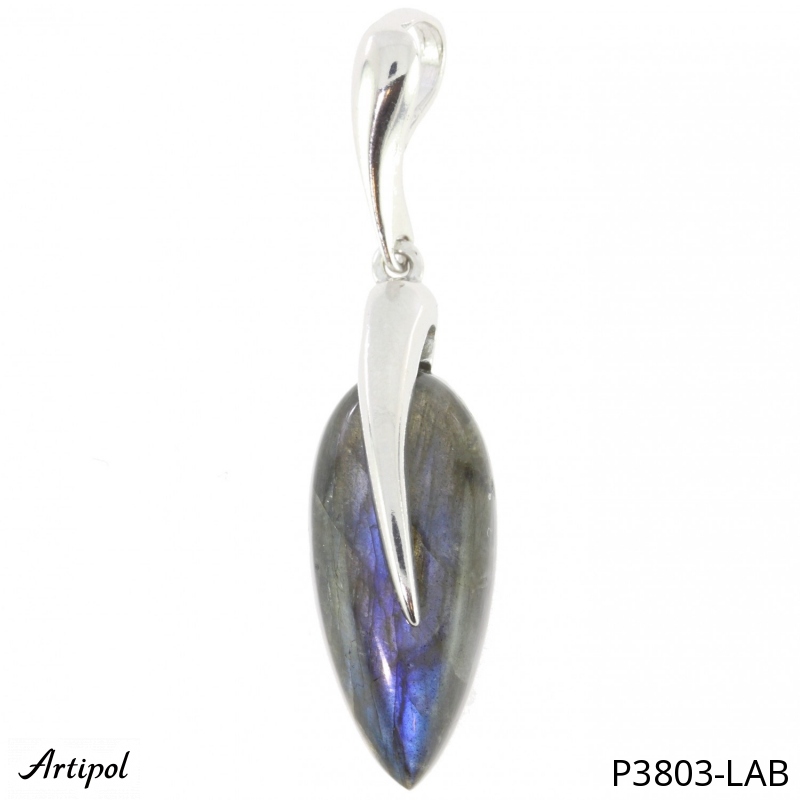 Pendentif P3803-LAB en Labradorite véritable