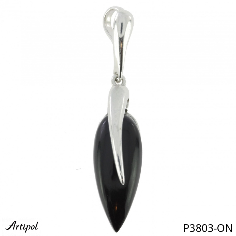 Pendant P3803-ON with real Black Onyx