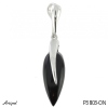 Pendant P3803-ON with real Black onyx