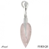 Pendant P3803-QR with real Rose Quartz