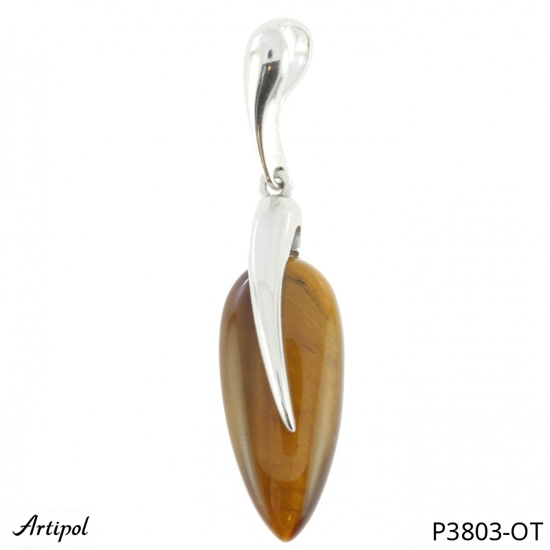 Pendant P3803-OT with real Tiger's eye