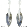 Earrings E7802-LAB with real Labradorite