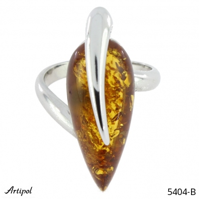 Ring 5404-B with real Amber