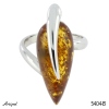 Bague 5404-B en Ambre véritable