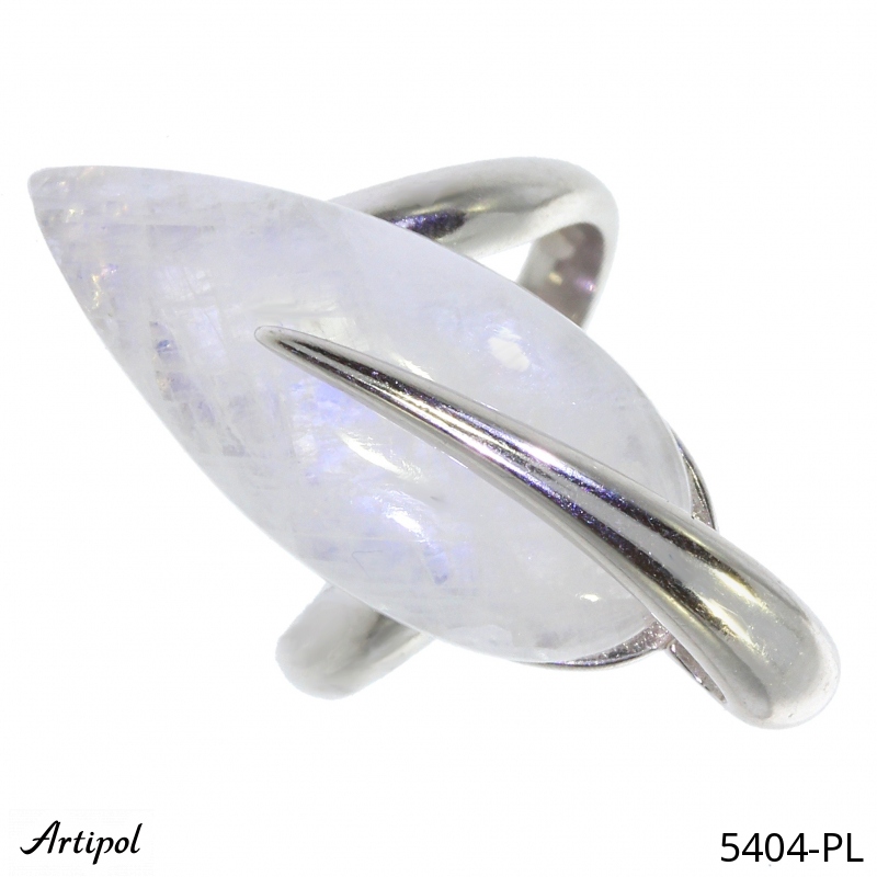 Ring 5404-PL with real Moonstone