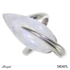 Ring 5404-PL with real Moonstone
