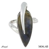 Ring 5404-LAB with real Labradorite