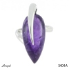 Ring 5404-A with real Amethyst
