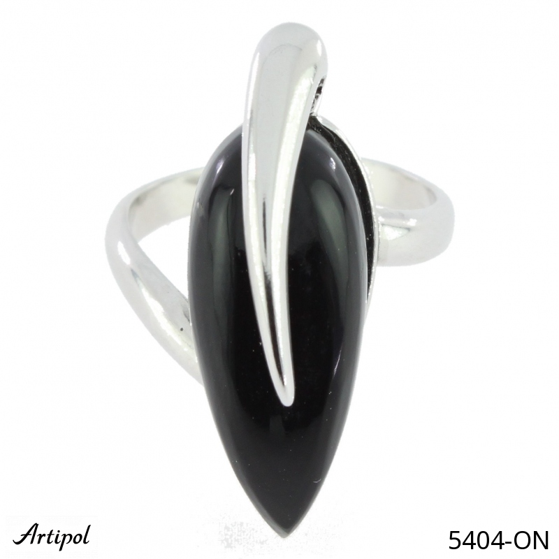 Ring 5404-ON mit echter Schwarzem Onyx