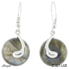 Earrings E7001-LAB with real Labradorite