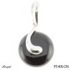 Pendant P3406-ON with real Black onyx