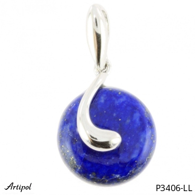 Pendant P3406-LL with real Lapis lazuli