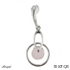 Pendentif P2607-QR en Quartz rose véritable