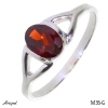 Ring M36-G with real Garnet