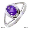 Ring M38-AF mit echter Amethyst