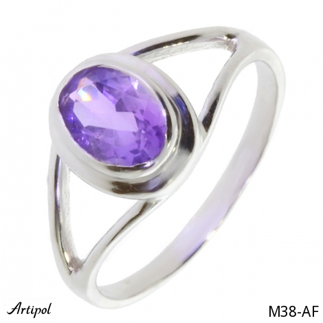 Bague M38-AF en Améthyste véritable