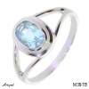 Ring M38-TB mit echter Blauem Topas