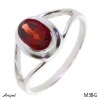 Ring M38-G mit echter Granat