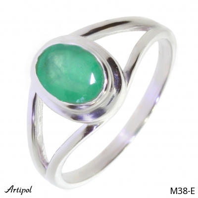 Ring M38-E with real Emerald