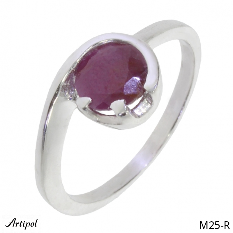 Bague M25-R en Rubis véritable