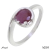 Bague M25-R en Rubis véritable