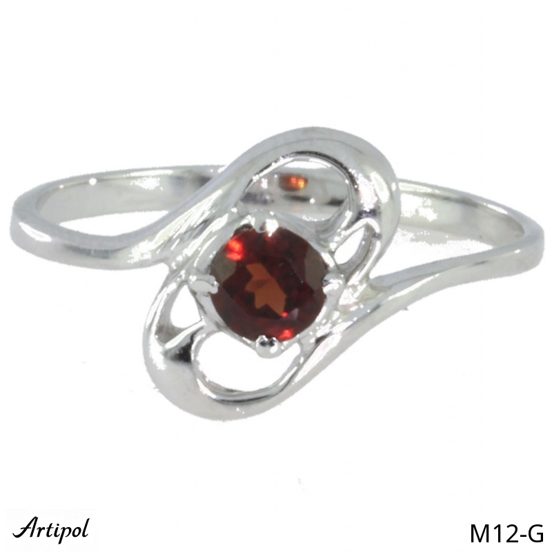 Ring M12-G mit echter Granat