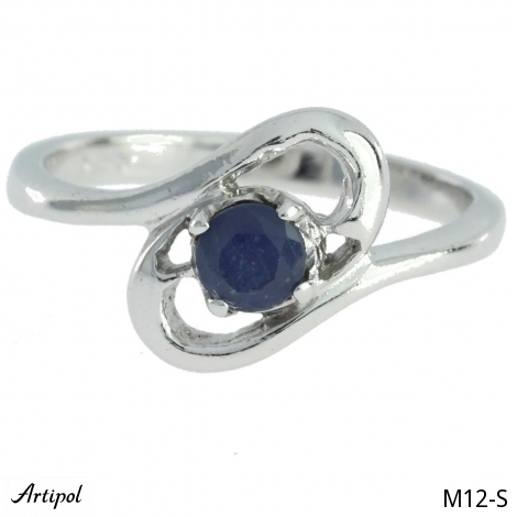 Ring M12-S mit echter Saphir