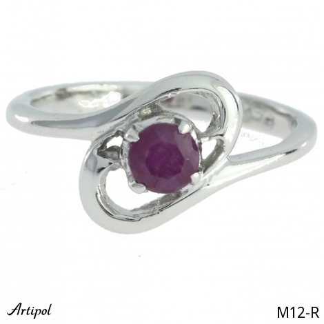 Bague M12-R en Rubis véritable