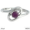 Bague M12-R en Rubis véritable