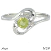 Ring M12-P with real Peridot