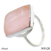 Bague 5410-QR en Quartz rose véritable