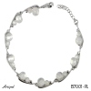 Bracelet B7001-PL with real Moonstone