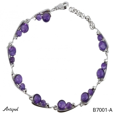 Armreif B7001-A mit Amethyst
