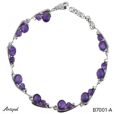 Bracelet B7001-A en Amethyste véritable