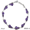 Bracelet B7001-A with real Amethyst
