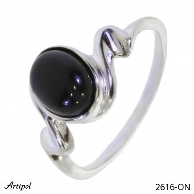 Ring 2616-ON with real Black Onyx