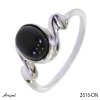 Ring 2616-ON with real Black onyx
