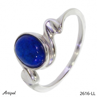 Ring 2616-LL with real Lapis lazuli