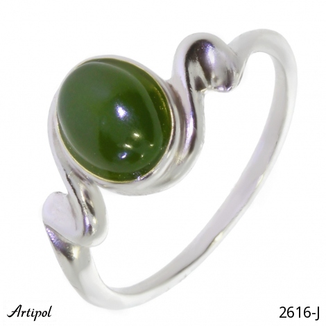 Ring 2616-J with real Jade