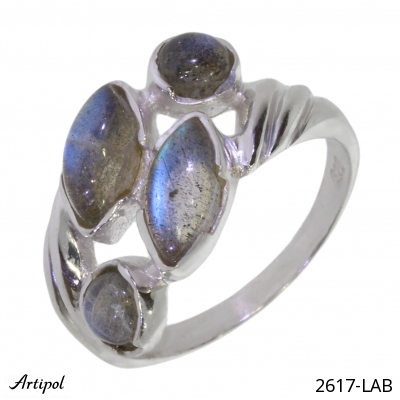 Ring 2617-LAB with real Labradorite