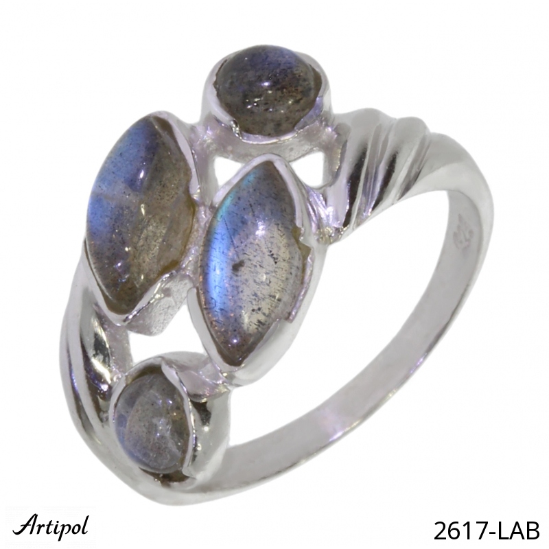 Bague 2617-LAB en Labradorite véritable