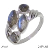 Bague 2617-LAB en Labradorite véritable