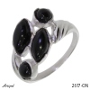 Ring 2617-ON with real Black Onyx