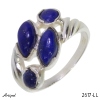 Ring 2617-LL with real Lapis lazuli