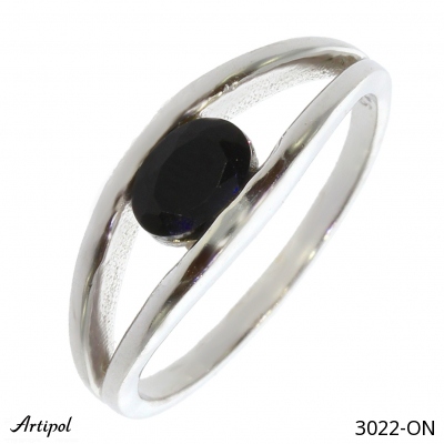 Ring 3022-ON with real Black Onyx