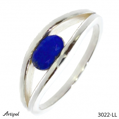 Ring 3022-LL with real Lapis lazuli