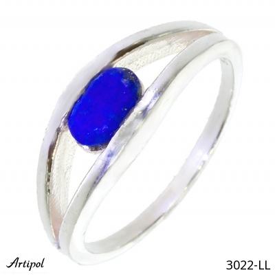 Ring 3022-LL with real Lapis lazuli