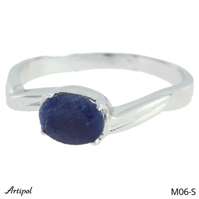 Ring M06-S with real Sapphire